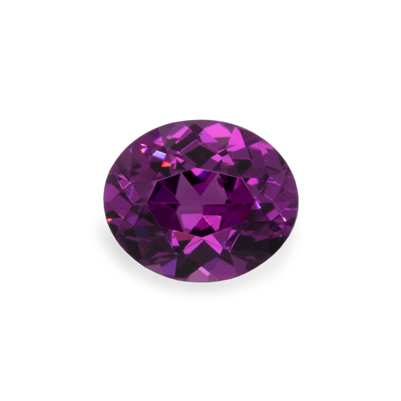 Royal Purple Garnet - purple, oval, 6x5 mm,  0.67-0.82 cts, No. RP15001