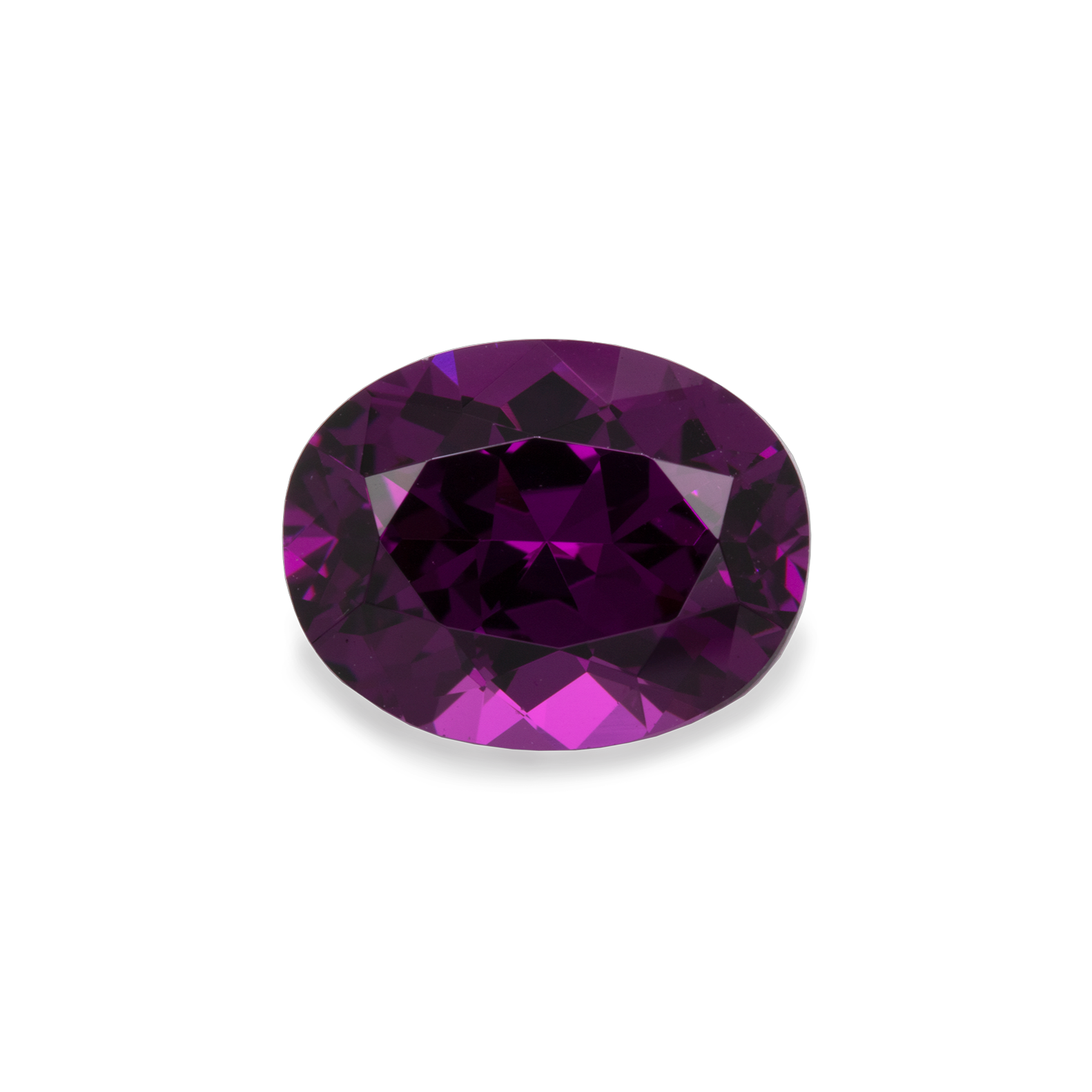 Royal Purple Garnet - purple, oval, 9x7 mm, 2.49 cts, No. RP17001