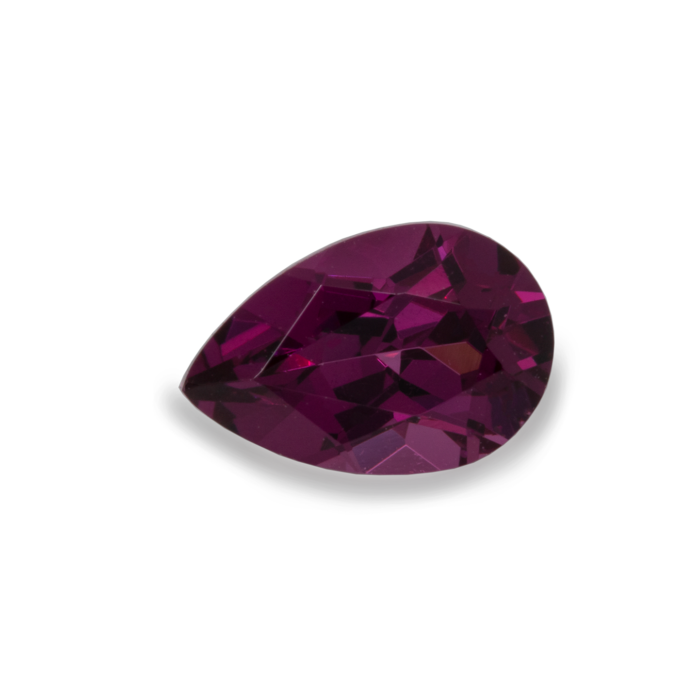 Royal Purple Garnet - purple, pearshape, 6x4 mm, 0.46-0.54 cts, No. RP19001