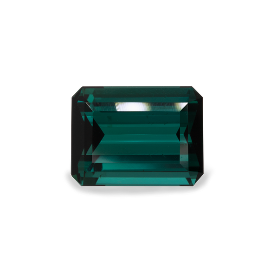 Turmalin - grün, achteck, 12x9 mm, 5,40 cts, Nr. TR10501