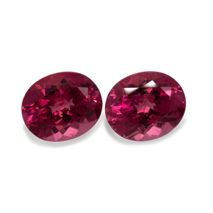 Tourmaline Pair - pink, oval, 12x10 mm, 10.00 cts, Nr. TR10601