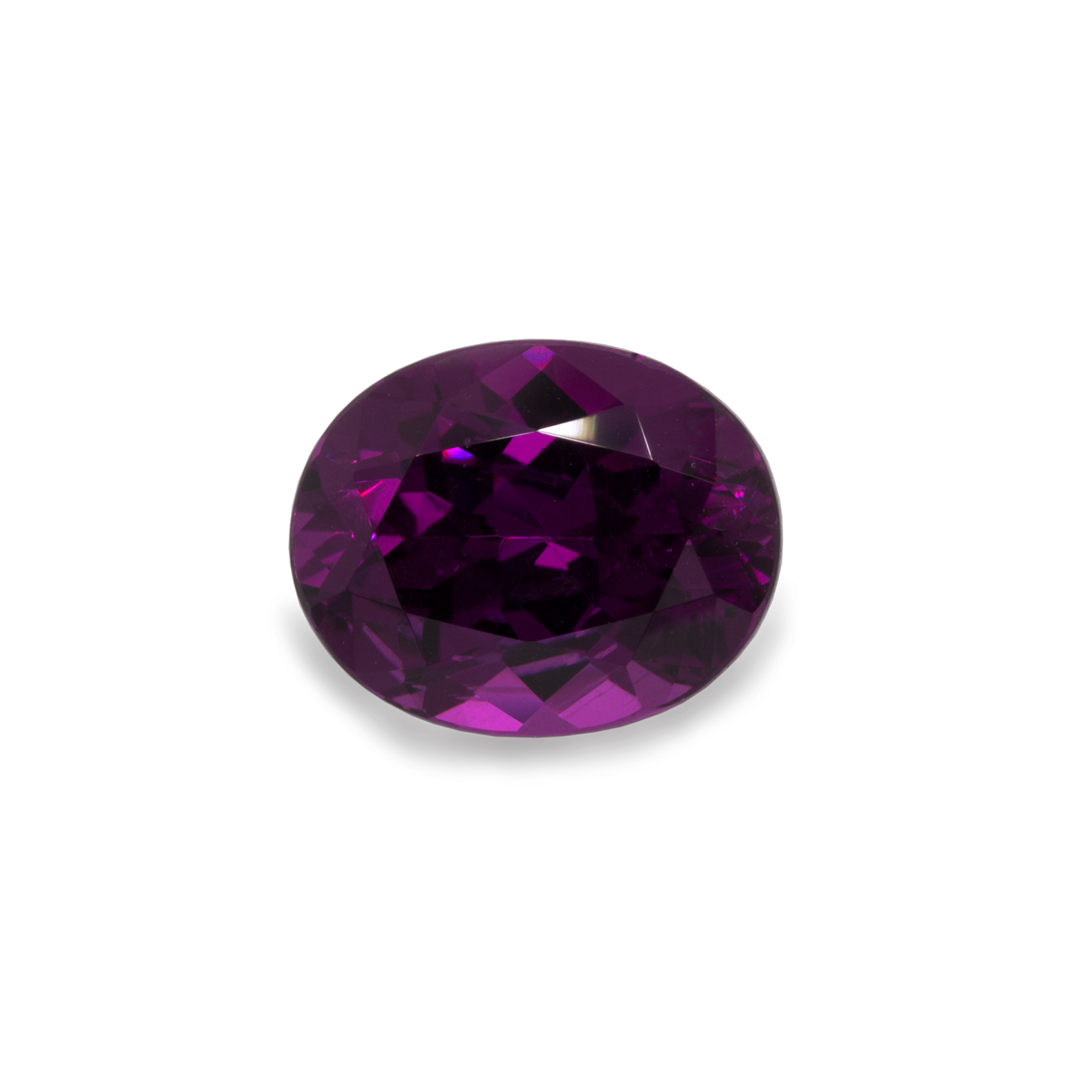 Royal Purple Garnet - purple, oval, 10x8 mm, 3.64 cts, No. RP90001
