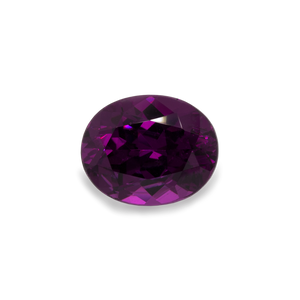 Royal Purple Garnet - purple, oval, 10x8 mm, 3.64 cts, No. RP90001