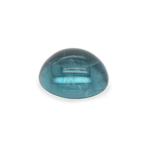 Turmalin - blau, oval, 12x10,5 mm, 6,31 cts, Nr. TR97001