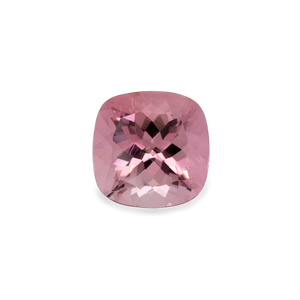 Tourmaline - pink, cushion, 13.5x13.5 mm, 10.01 cts, No. TR96001