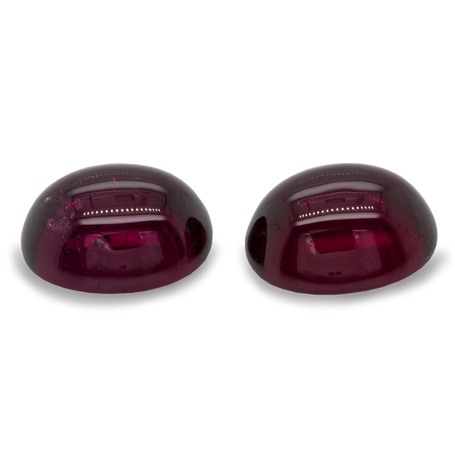 Royal Purple Garnet Pair- purple, oval, 12x10 mm, 14.26 cts, No. RP80001
