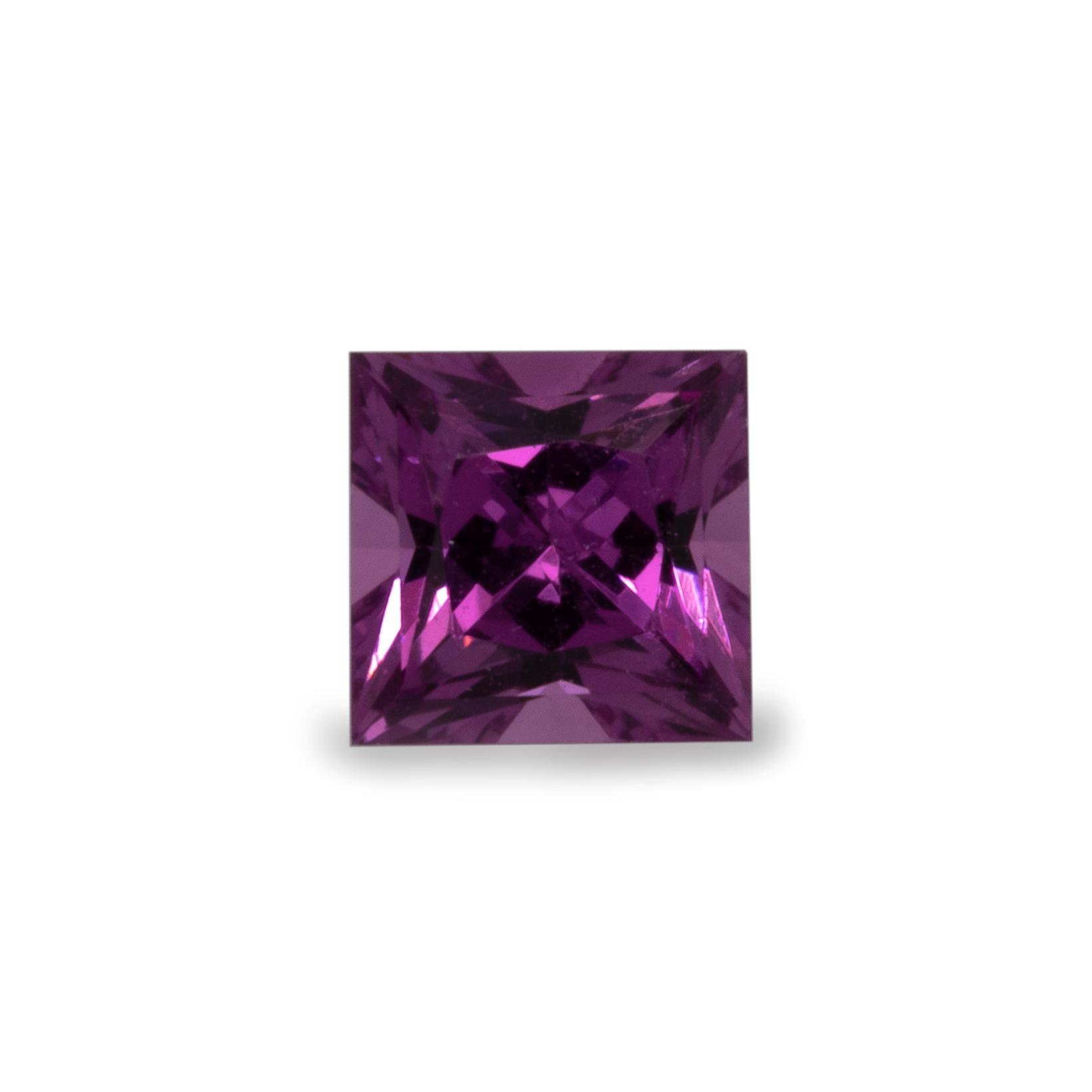 Royal Purple Garnet - purple, square, 3x3 mm,  0.13-0.19 cts, No. RP27001