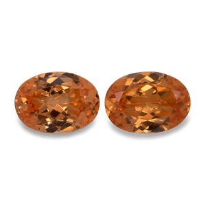 Mandarin Granat Paar - hell orange, oval, 7x5mm, 1,95-2,20 cts, Nr. MG24003