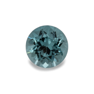 Turmalin - blau, rund, 5x5 mm, 0,46-0,47 cts, Nr. TR10118