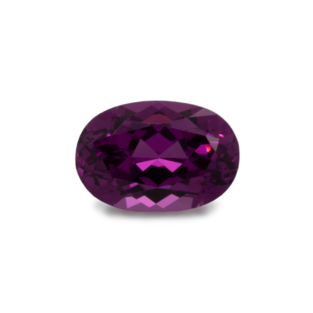 Royal Purple Garnet - purple, oval, 6x4 mm, 0.50-0.60 cts, No. RP30001