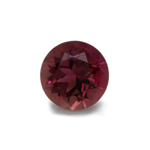 Tourmaline - red/pink, round, 5x5 mm, 0.45-0.49 cts, No. TR10154