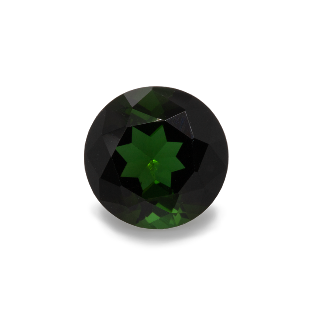 Turmalin - grün, rund, 8x8 mm, 1,92-1,99 cts, Nr. TR10149