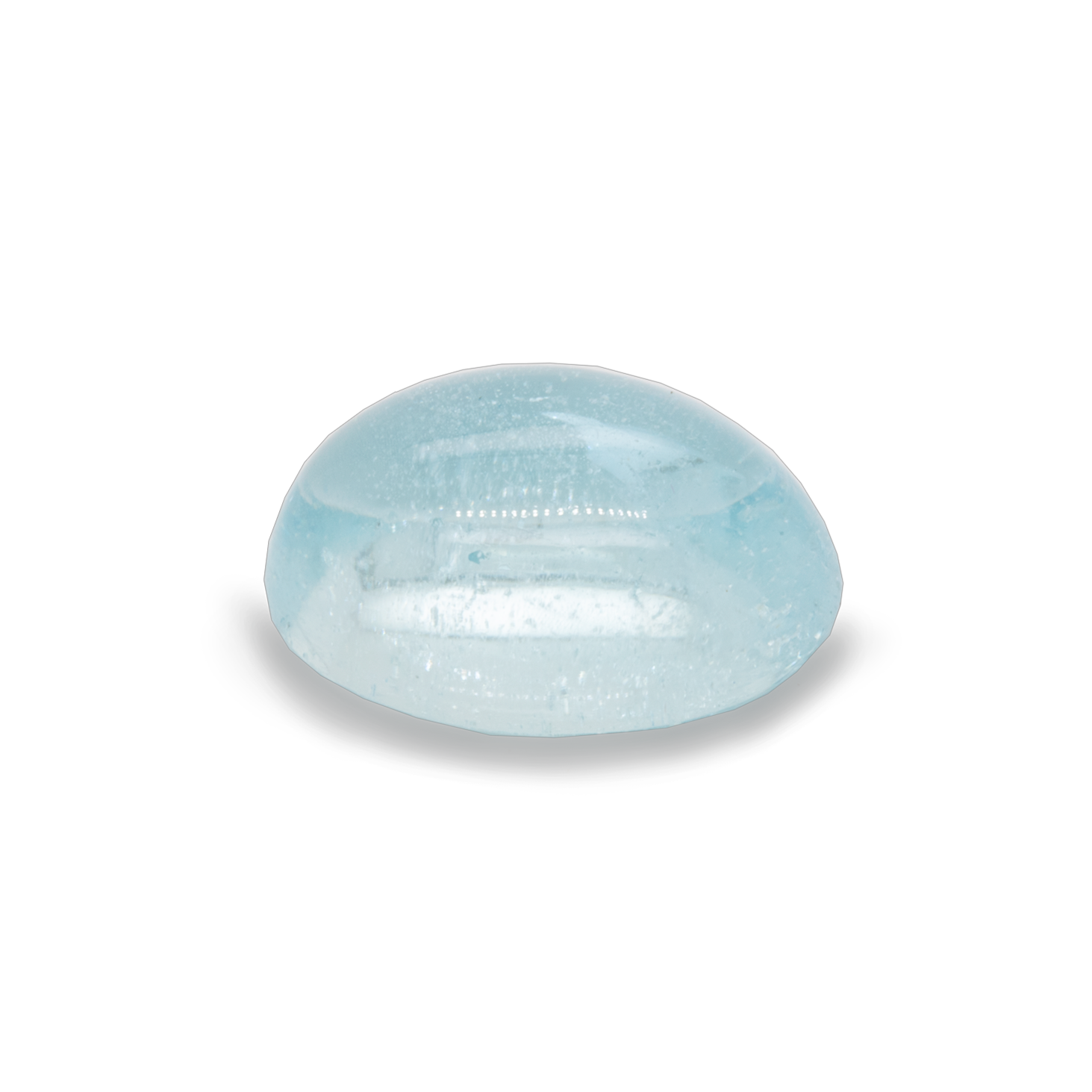 Aquamarine - A, oval, 14.75x10.82 mm, 7.91 cts, No. A86001