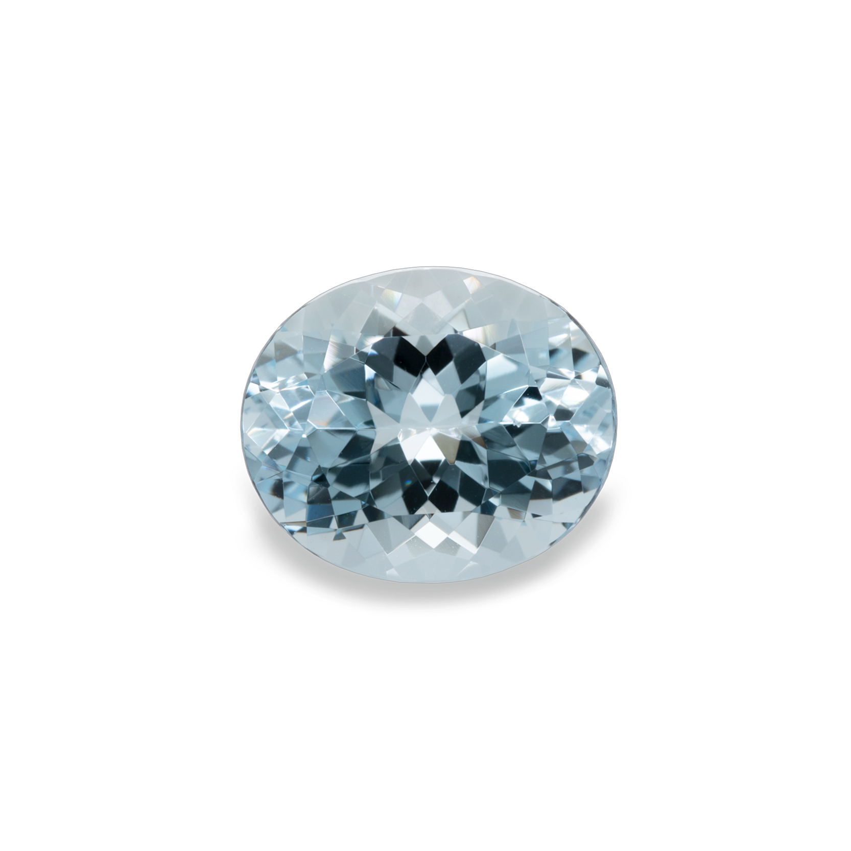 Aquamarine - B+, oval, 12x10 mm, 4.30-4.40 cts, No. A82009