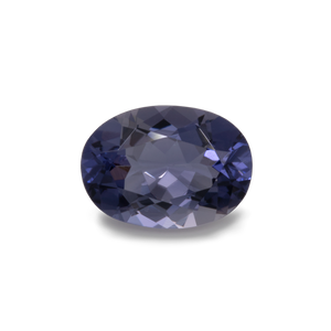 Iolite - purple/blue/spotted, oval, 7x5 mm, 0.60-0.70 cts, No. IOL80001