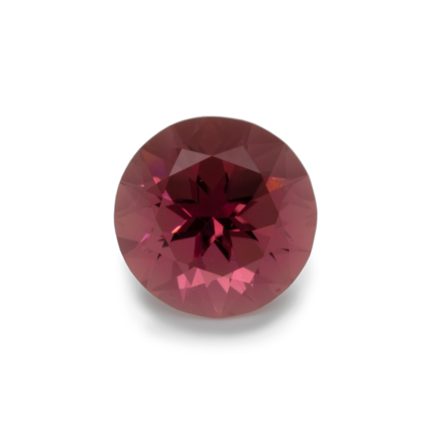 Tourmaline - pink, round, 7x7 mm, 1.29-1.59 cts, No. TR80004