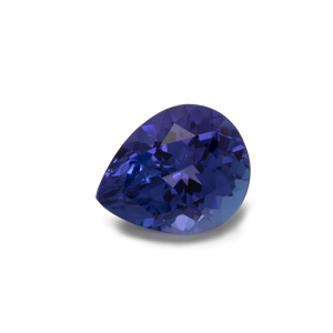 Tanzanite - AAA, pearshape, 11x9 mm, 3.61 cts, No. TZ90005