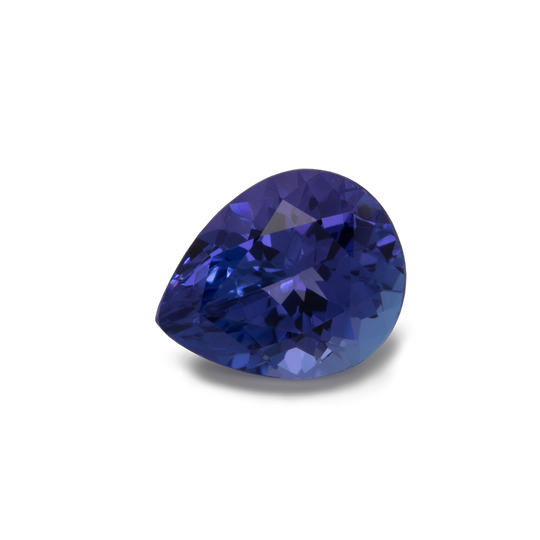 Tanzanite - AAA, pearshape, 11x9 mm, 3.61 cts, No. TZ90005
