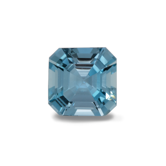 Aquamarin - AAA, assher-cut, 5x5 mm, 0,49-0,51 cts, Nr. A90003