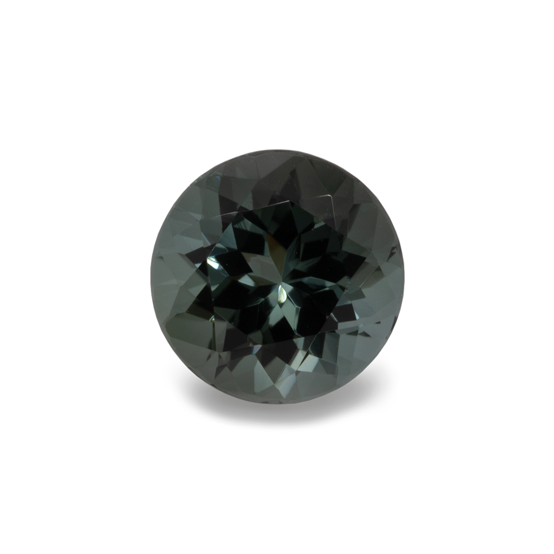 Tourmaline - grey/green, round, 9x9 mm, 2.91 cts, No. TR99806