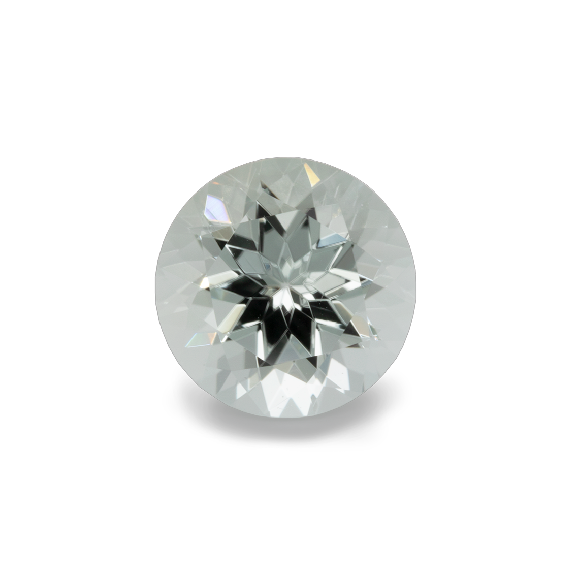 Turmalin - grau/grün, rund, 9x9 mm, 2,74 cts, Nr. TR99805