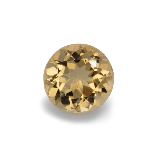 Beryll - gelb, rund, 10x10 mm, 3,10 cts, Nr. BY90002
