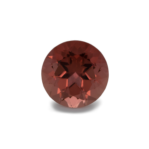 Turmalin - braun/rosa, rund, 6,5x6,5 mm, 0,91-0,98 cts, Nr. TR10168