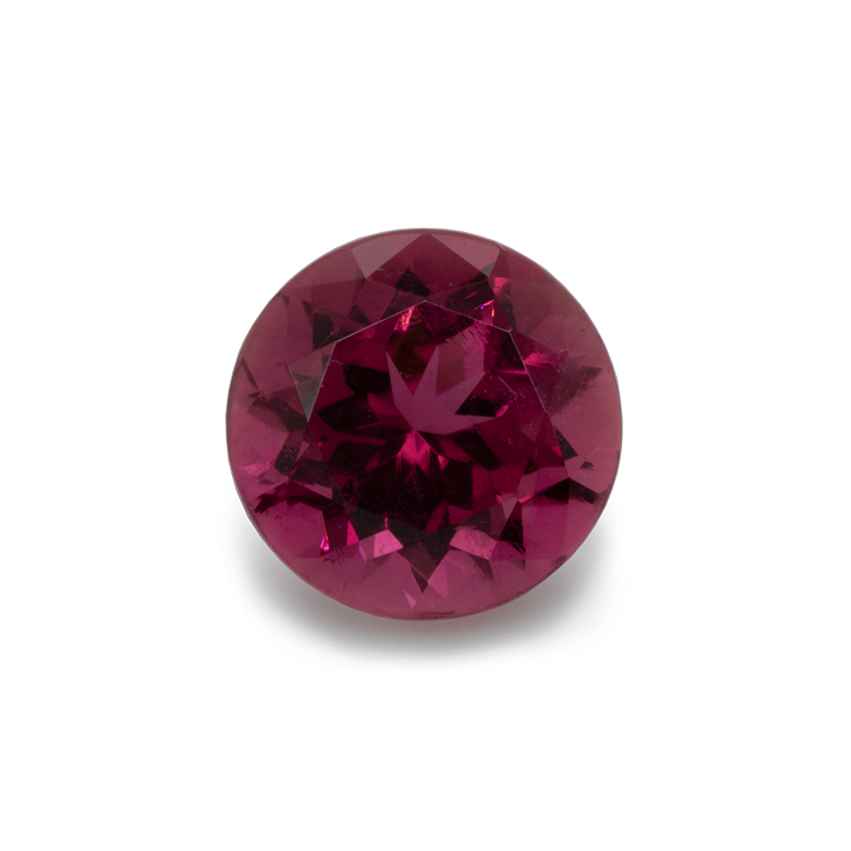 Rubellite - red/pink, round, 6x6 mm, 0.83 cts, No. RUB60001
