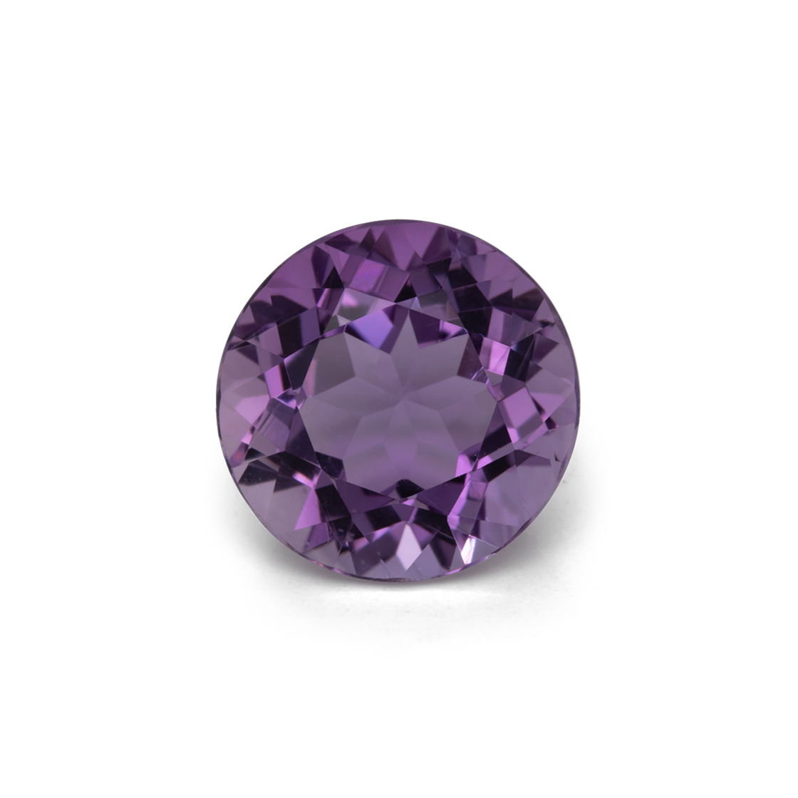 Amethyst - purple, round, 11x11x11.25 mm, 4.90 cts, No. AMY25001