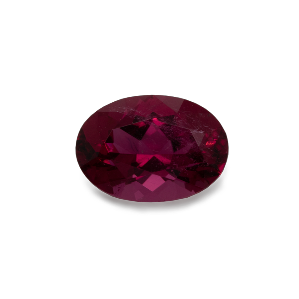 Rubellite - red/pink, oval, 7x5 mm, 0.65-0.78 cts, No. RUB12001