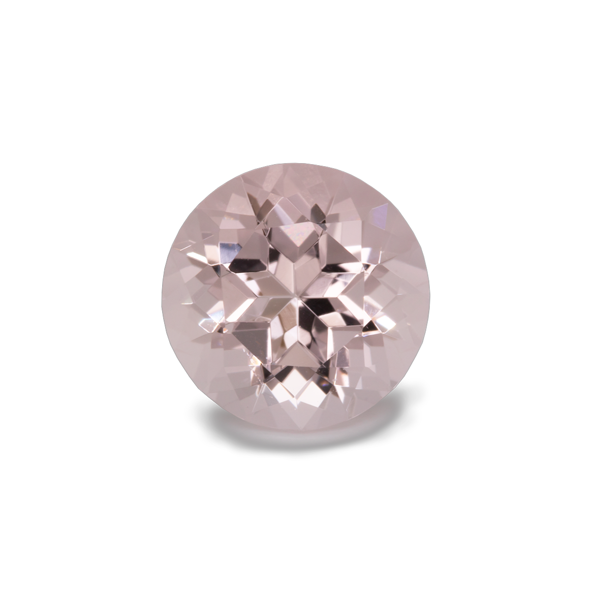 Morganit - rosa, rund, 7,5x7,5 mm, 1,30-1,40 cts, Nr. MO37001
