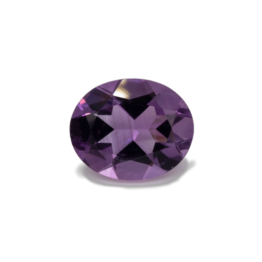 Amethyst - lila, oval, 11.1x9.1 mm, 3.00-3.80 cts, Nr. AMY55001