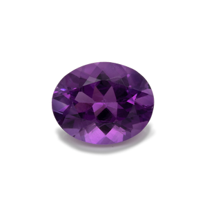 Amethyst - dark purple, oval, 10x8 mm, 2.00-2.40 cts, No. AMY52001