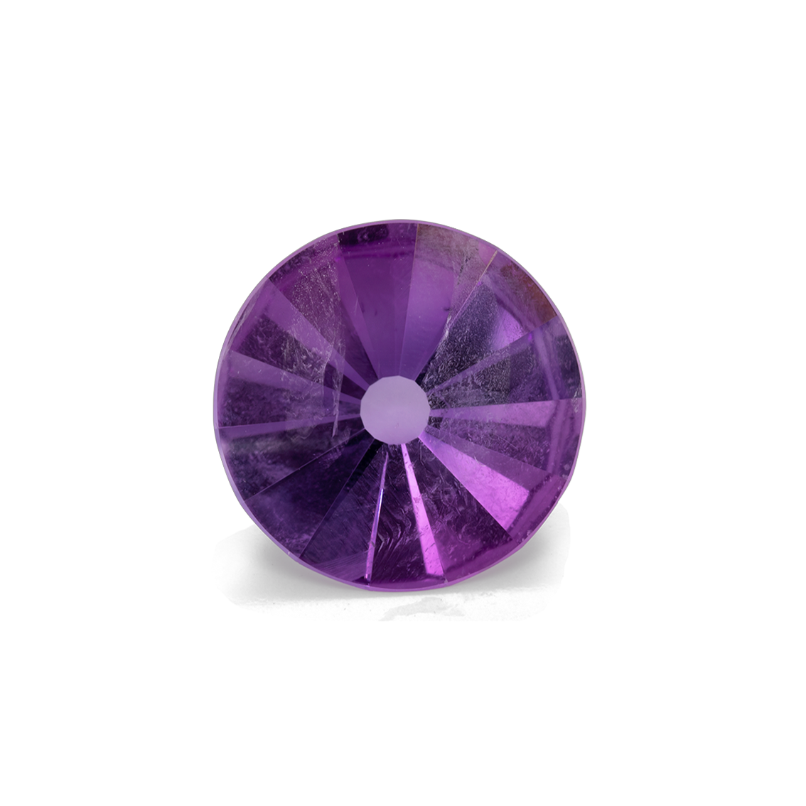 Amethyst - purple, round, 19.2x19.2 mm, 12.65 cts, No. AMY35001