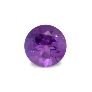 Amethyst - purple, round, 13x13 mm, 6.91 cts, No. AMY31001