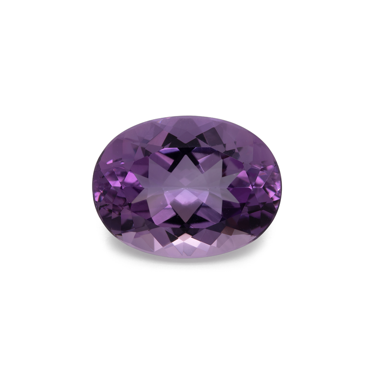 Amethyst - purple, oval, 16.1x12.1 mm, 8.56 cts, No. AMY72001