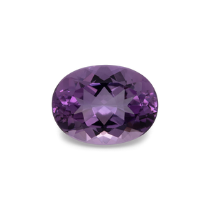Amethyst - purple, oval, 16.1x12.1 mm, 8.56 cts, No. AMY72001