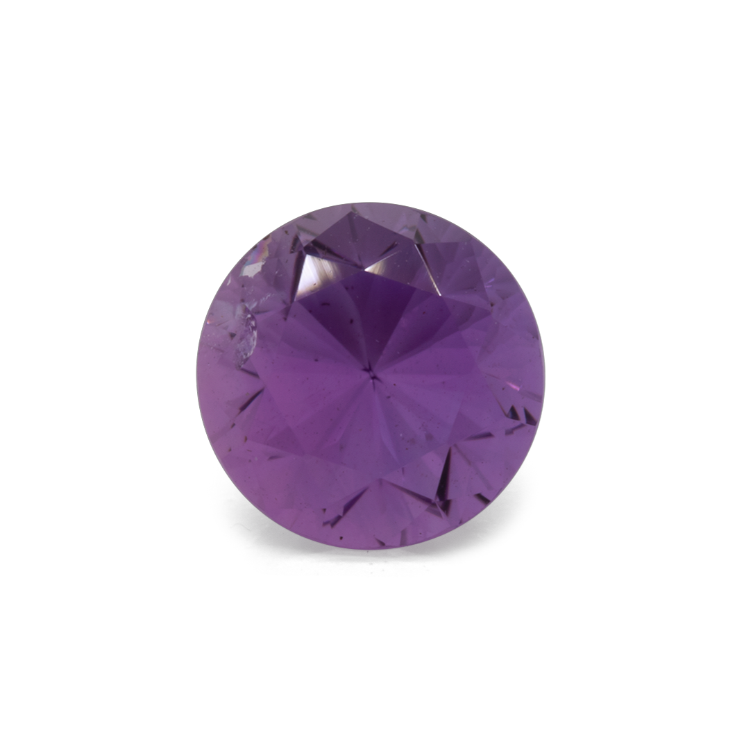 Amethyst - purple, round, 6.8x6.8x7.2 mm, 1.49 cts, No. AMY17001