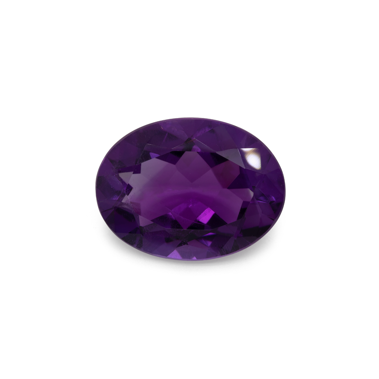 Amethyst - purple, oval, 16.1x12.1 mm, 7.34 cts, No. AMY76001