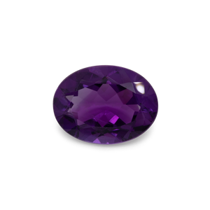 Amethyst - purple, oval, 16.1x12.1 mm, 7.34 cts, No. AMY76001