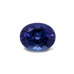 Tansanit - blau, oval, 12x9,5 mm, 4,83 cts, Nr. TZ54003