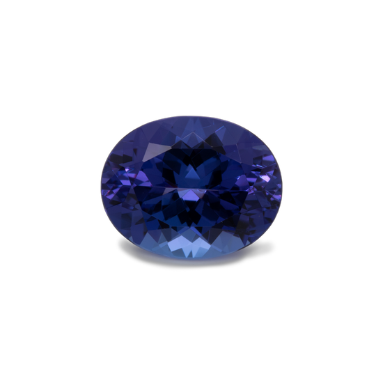 Tansanit - blau, oval, 12x9,5 mm, 4,83 cts, Nr. TZ54003