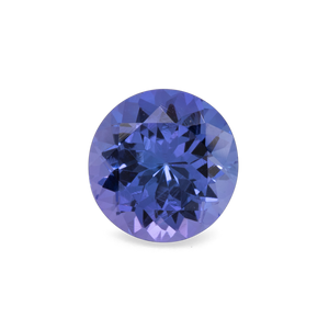 Tansanit - blau, rund, 6x6 mm, 0,85-0,95 cts, Nr. TZ43003