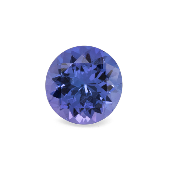 Tansanit - blau, rund, 6x6 mm, 1.00 cts, Nr. TZ43003