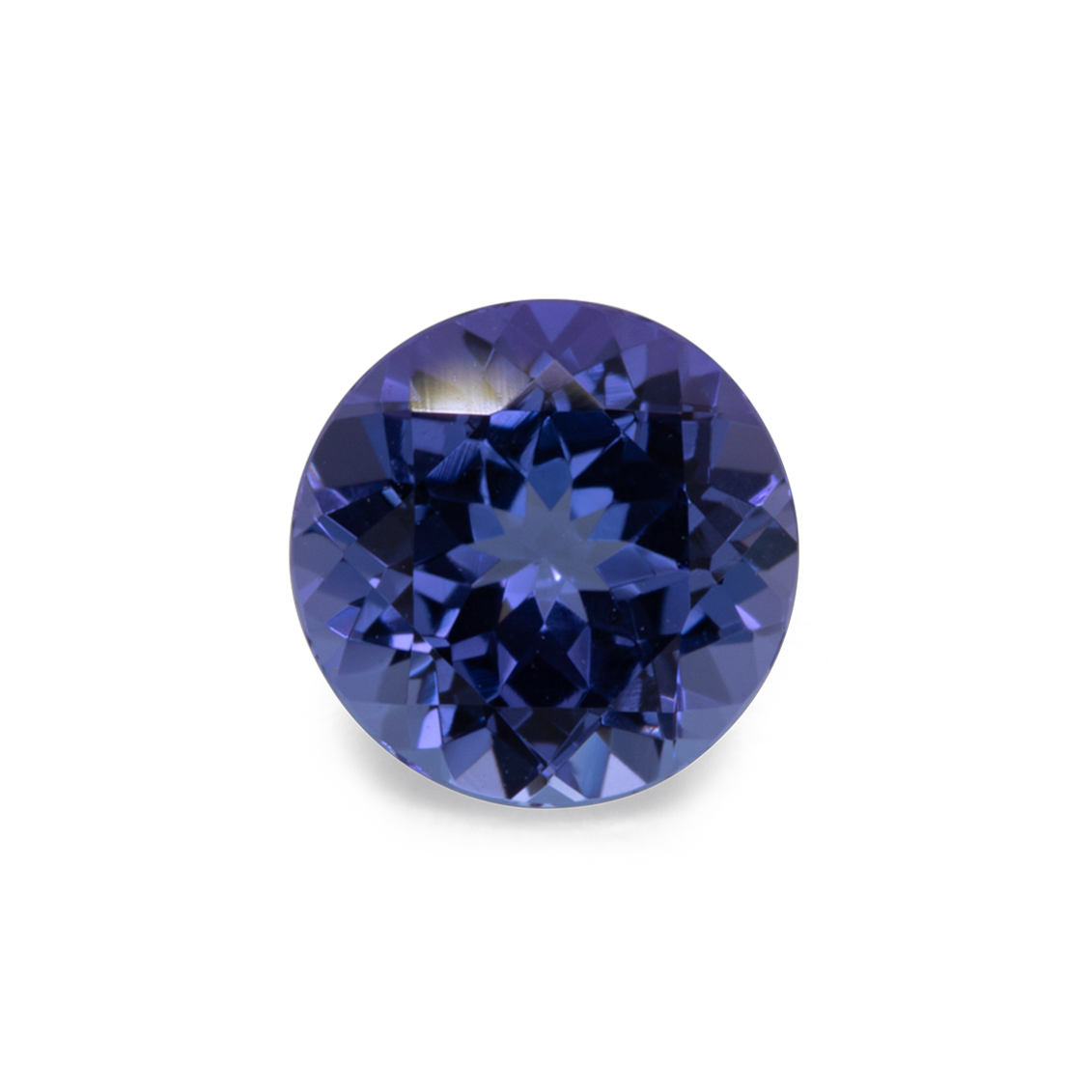 Tansanit - blau, rund, 5.6x5.6 mm, 0.68-0.78 cts, Nr. TZ42003