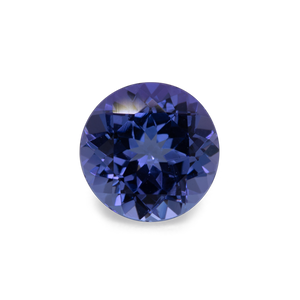 Tansanit - blau, rund, 5.6x5.6 mm, 0.68-0.78 cts, Nr. TZ42003