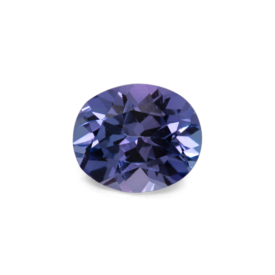 Tansanit - AAA, oval, 6x5 mm, 0,58-0,68 cts, Nr. TZ51003
