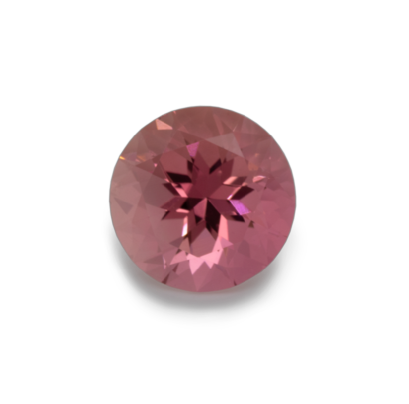 Tourmaline - pink, round, 7x7 mm, 1.29-1.59 cts, No. TR80002