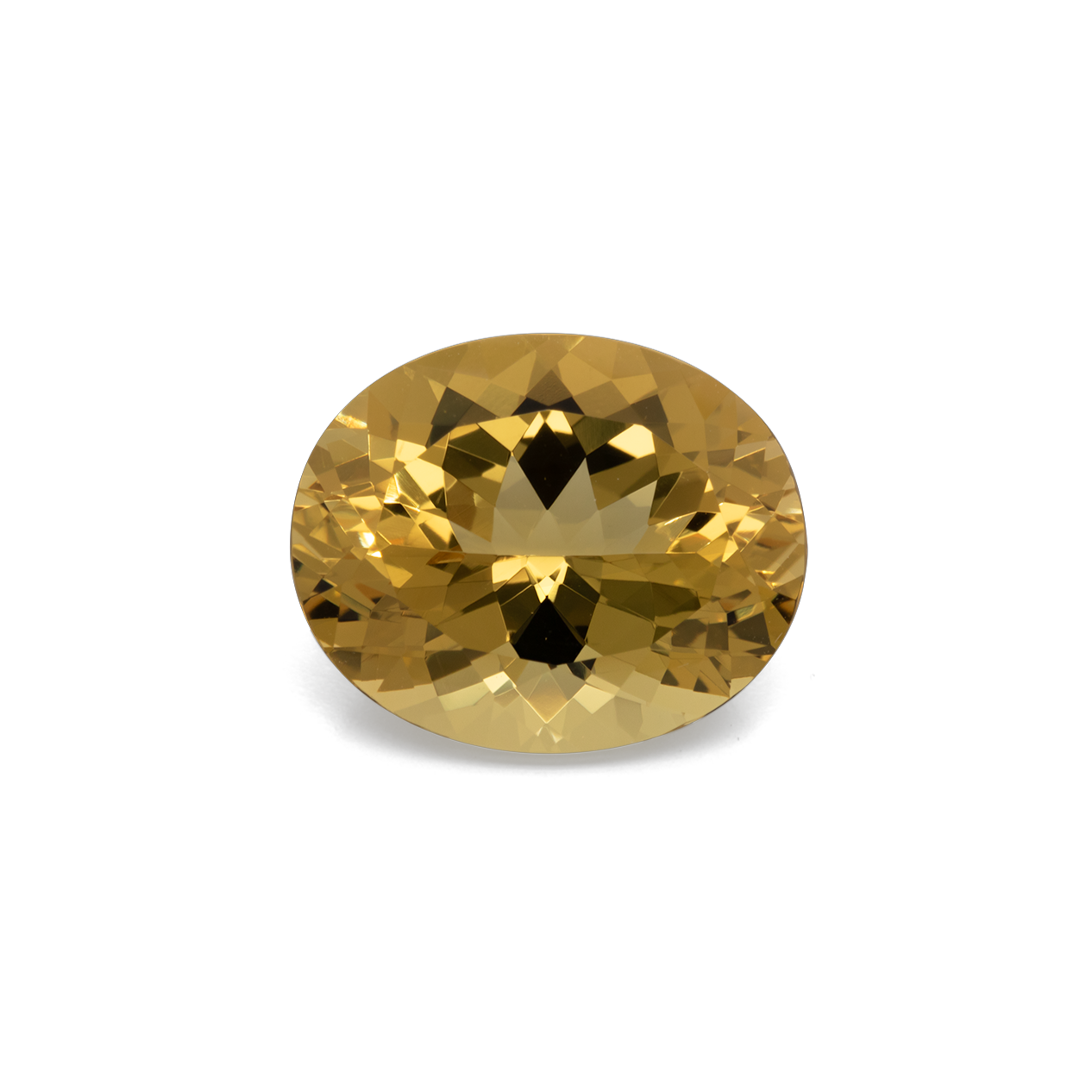 Beryl - yellow, oval, 16.5x13.5 mm, 10.39 cts, No. BY30004