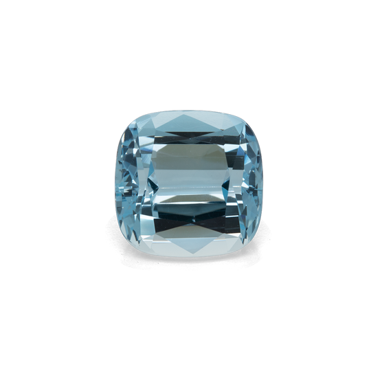 Aquamarin - AA, antik, 13x13 mm, 10,44 cts, Nr. A98001